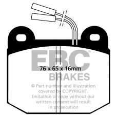 DP578 EBC Brakes Колодки тормозные