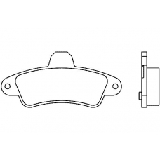 21586 157  0 4 T456 TEXTAR Колодки тормозные