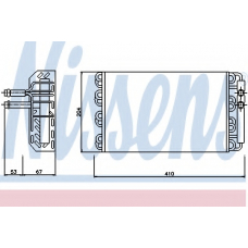 92236 NISSENS Испаритель, кондиционер