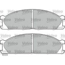 598618 VALEO Комплект тормозных колодок, дисковый тормоз