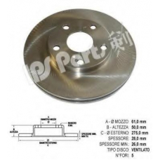 IBT-1213 IPS Parts Тормозной диск