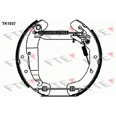 TK1937 FTE Комплект тормозных колодок