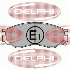 LP1010 DELPHI Комплект тормозных колодок, дисковый тормоз