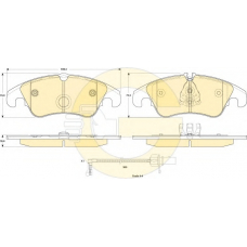 6119081 GIRLING Комплект тормозных колодок, дисковый тормоз