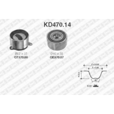 KD470.14 SNR Комплект ремня грм