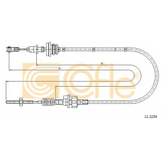 11.2256 COFLE Трос, управление сцеплением