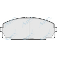 PAD835 APEC Комплект тормозных колодок, дисковый тормоз