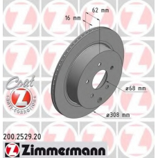 200.2529.20 ZIMMERMANN Тормозной диск