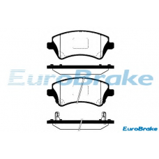 5501224559 EUROBRAKE Комплект тормозных колодок, дисковый тормоз