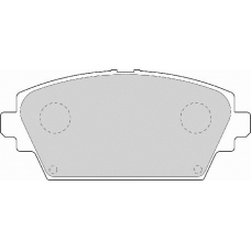 FD7039A NECTO Комплект тормозных колодок, дисковый тормоз