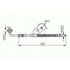 1 987 476 568 BOSCH Тормозной шланг