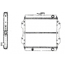 2110892 BEHR Radiator