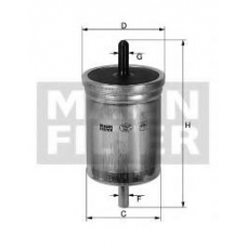 WK 79 MANN-FILTER Топливный фильтр