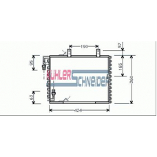 1421701 KUHLER SCHNEIDER Конденсатор, кондиционер