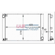 1410021 KUHLER SCHNEIDER Радиатор, охлаждение двигател