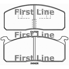 FBP1350 FIRST LINE Комплект тормозных колодок, дисковый тормоз