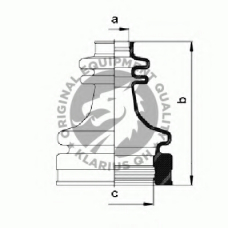 QJB970 QH Benelux Комплект пылника, приводной вал