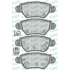 05P1227 LPR Комплект тормозных колодок, дисковый тормоз