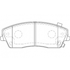WBP24166A WAGNER LOCKHEED Комплект тормозных колодок, дисковый тормоз