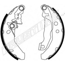 040.145Y TRUSTING Комплект тормозных колодок