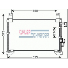 5220331 KUHLER SCHNEIDER Конденсатор, кондиционер