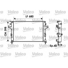 732829 VALEO Радиатор, охлаждение двигателя