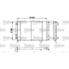 810885 VALEO Радиатор, охлаждение двигателя