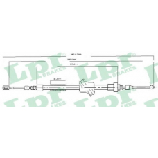 C0034B LPR Трос, стояночная тормозная система