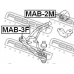 MAB-2M FEBEST Подвеска, рычаг независимой подвески колеса