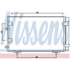 94608 NISSENS Конденсатор, кондиционер