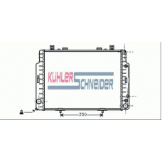 0302201 KUHLER SCHNEIDER Радиатор, охлаждение двигател