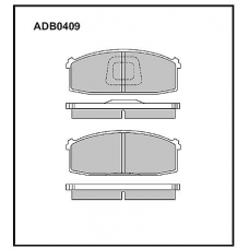 ADB0409 Allied Nippon Тормозные колодки