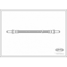 19018460 CORTECO Тормозной шланг