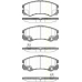 8110 24016 TRISCAN Комплект тормозных колодок, дисковый тормоз