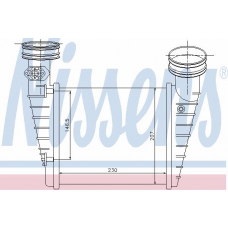 96731 NISSENS Интеркулер