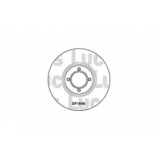 DF1898 TRW Тормозной диск