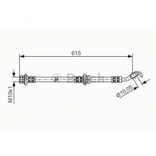 1 987 476 363 BOSCH Тормозной шланг