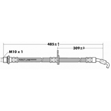 FBH7388 FIRST LINE Тормозной шланг