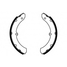 S969 SIMER Комплект тормозных колодок