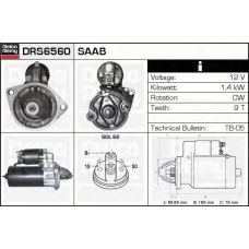 DRS6560 DELCO REMY Стартер