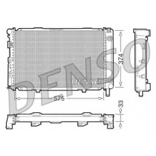 DRM17063 DENSO Радиатор, охлаждение двигателя