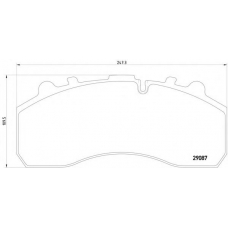 29246xx TEXTAR Комплект тормозных колодок, дисковый тормоз