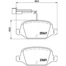 8DB 355 019-631 HELLA Комплект тормозных колодок, дисковый тормоз