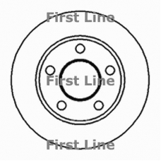 FBD108 FIRST LINE Тормозной диск