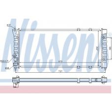 67900 NISSENS Радиатор, охлаждение двигателя