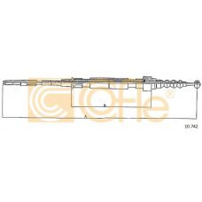 10.742 COFLE Трос, стояночная тормозная система