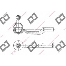 DE1415 DJ PARTS Наконечник поперечной рулевой тяги