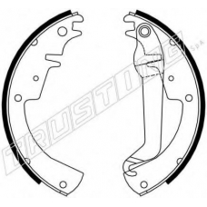 073.174 TRUSTING Комплект тормозных колодок