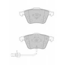 FD7206A NECTO Комплект тормозных колодок, дисковый тормоз