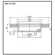 ADC 0119V Allied Nippon Гидравлические цилиндры